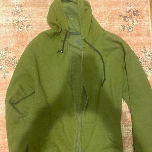green jacket/ size: large